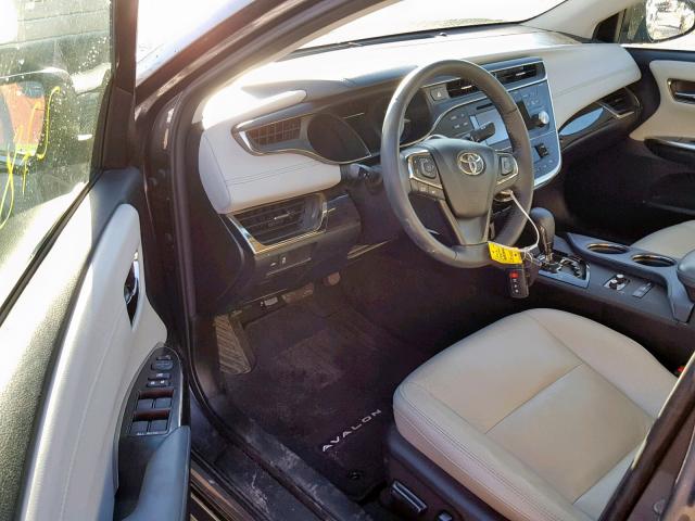 4T1BK1EB6FU189205 - 2015 TOYOTA AVALON XLE CHARCOAL photo 9