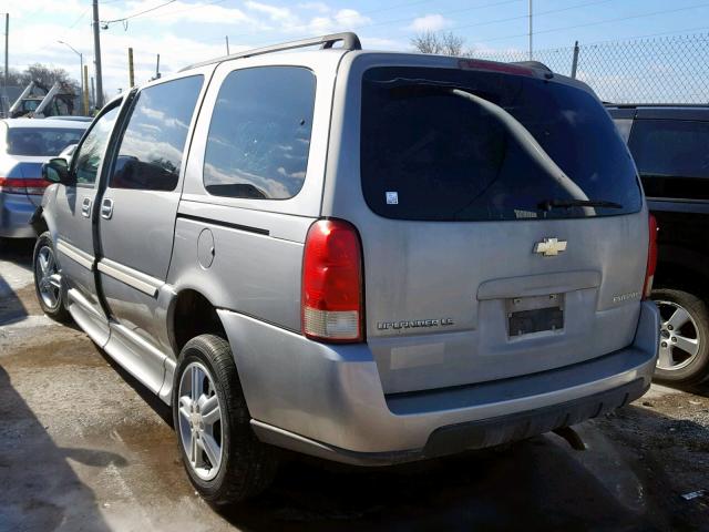 1GNDV23L25D206240 - 2005 CHEVROLET UPLANDER L 银色 照片 3