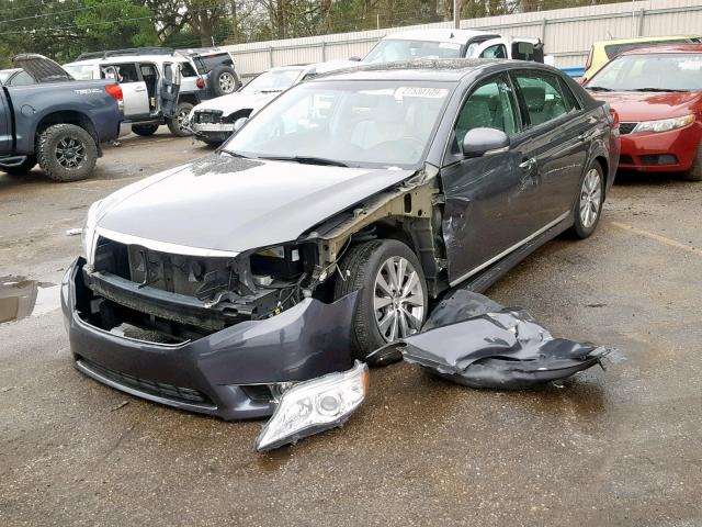 4T1BK3DB1BU377685 - 2011 TOYOTA AVALON BAS GRAY photo 2