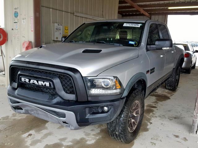 1C6RR7YT8GS381865 - 2016 RAM 1500 REBEL ვერცხლისფერი ფოტო 2