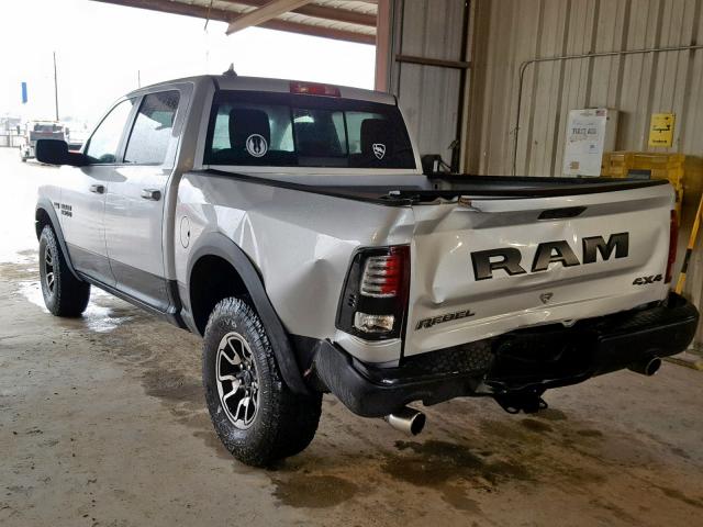 1C6RR7YT8GS381865 - 2016 RAM 1500 REBEL ვერცხლისფერი ფოტო 3