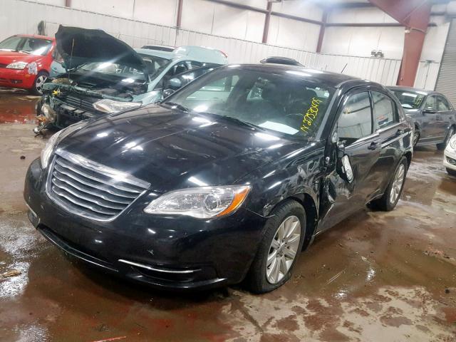 1C3CCBBB9CN181030 - 2012 CHRYSLER 200 TOURIN BLACK photo 2