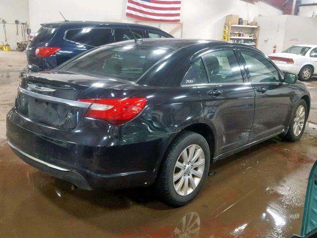 1C3CCBBB9CN181030 - 2012 CHRYSLER 200 TOURIN BLACK photo 4