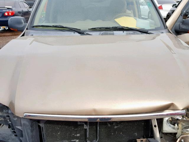 1GKDT13S222414307 - 2002 GMC ENVOY TAN photo 7