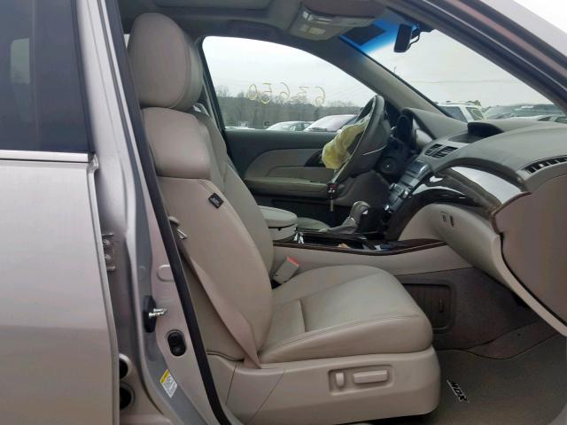 2HNYD2H25AH519108 - 2010 ACURA MDX SILVER photo 5