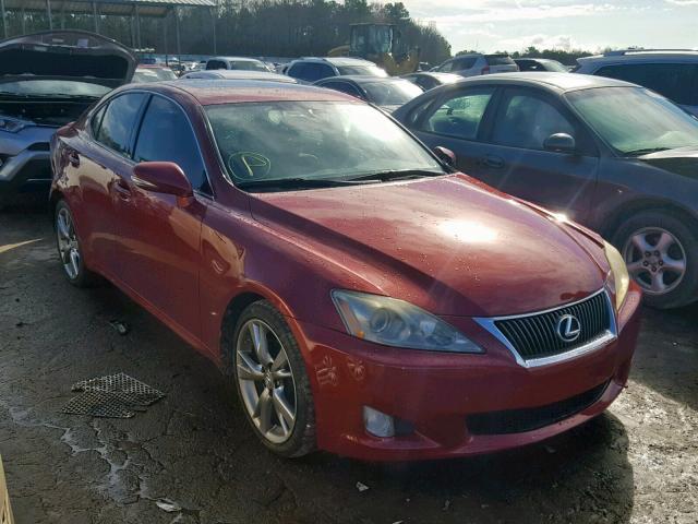 JTHBF5C25A5126584 - 2010 LEXUS IS 250 RED photo 1