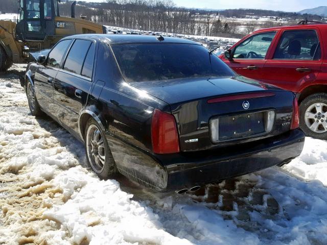 1G6KF57954U125425 - 2004 CADILLAC DEVILLE DT BLACK photo 3