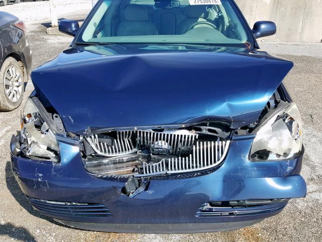 1G4HD57287U230332 - 2007 BUICK LUCERNE CX BLUE photo 7