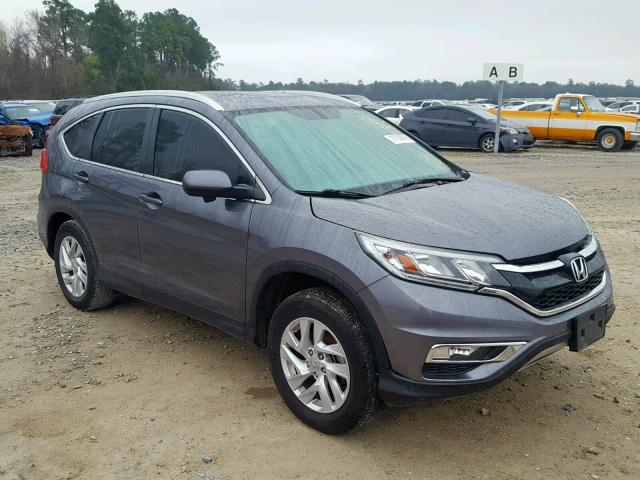 2HKRM3H77FH534106 - 2015 HONDA CR-V EXL GRAY photo 1