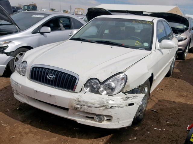 KMHWF25H35A158316 - 2005 HYUNDAI SONATA GL WHITE photo 2