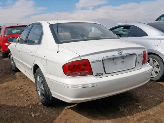 KMHWF25H35A158316 - 2005 HYUNDAI SONATA GL WHITE photo 3