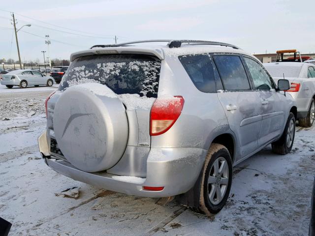 JTMBK31V085056419 - 2008 TOYOTA RAV4 LIMIT SILVER photo 4