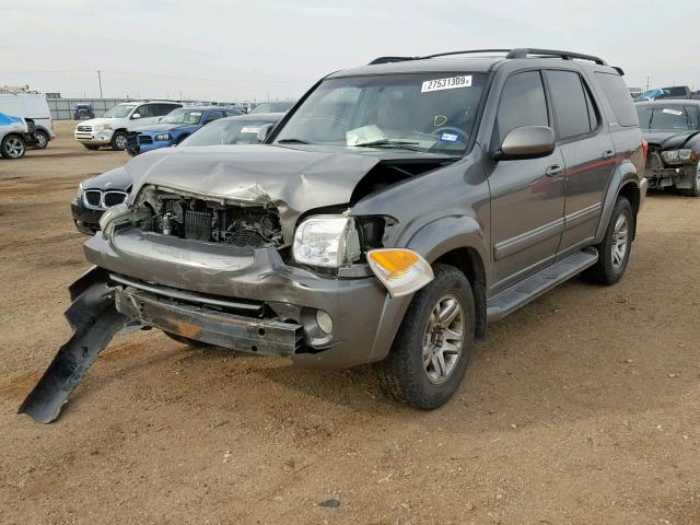 5TDZT38AX5S249200 - 2005 TOYOTA SEQUOIA LI GRAY photo 2