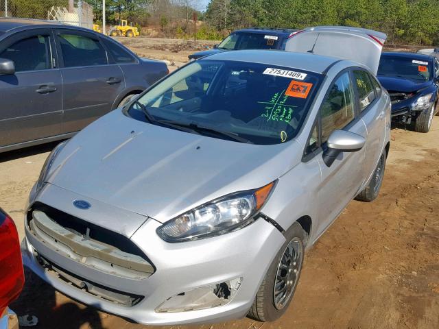 3FADP4AJXEM120913 - 2014 FORD FIESTA S SILVER photo 2