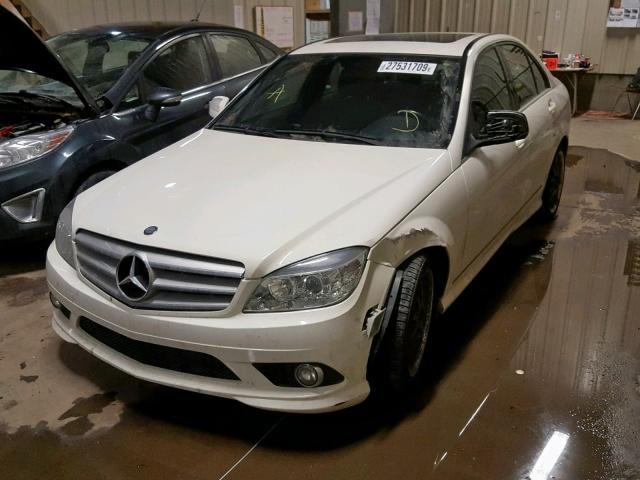 WDDGF85X39F328126 - 2009 MERCEDES-BENZ C 230 4MAT WHITE photo 2