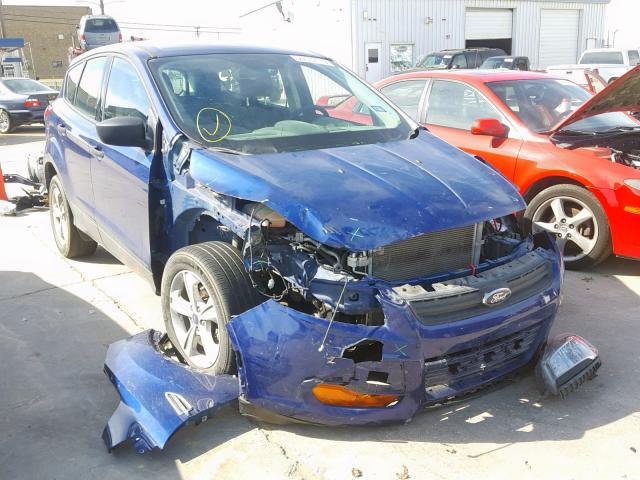 1FMCU0F7XGUB07044 - 2016 FORD ESCAPE S BLUE photo 1