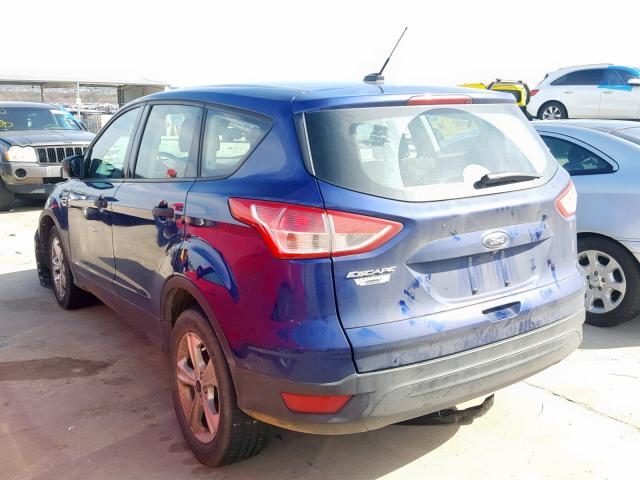 1FMCU0F7XGUB07044 - 2016 FORD ESCAPE S BLUE photo 3