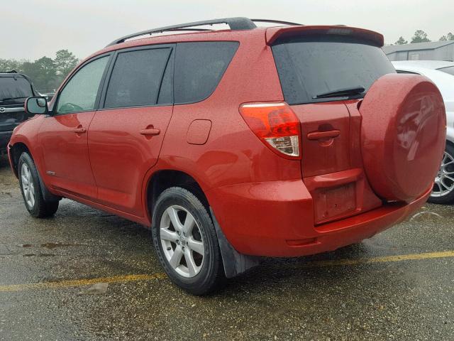 JTMZD31V186061051 - 2008 TOYOTA RAV4 LIMIT RED photo 3