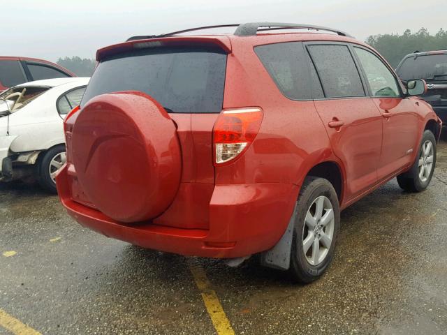 JTMZD31V186061051 - 2008 TOYOTA RAV4 LIMIT RED photo 4