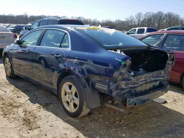 1G1ZG57B59F138997 - 2009 CHEVROLET MALIBU LS 蓝色 照片 3