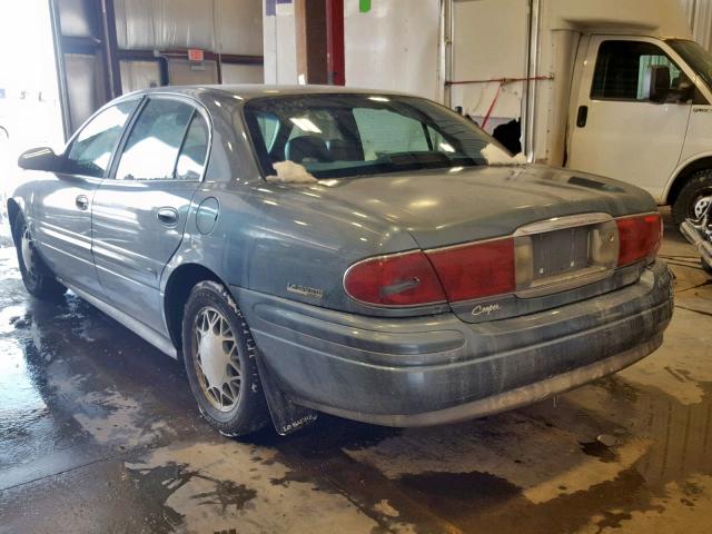 1G4HR54K11U237636 - 2001 BUICK LESABRE LI BLUE photo 3