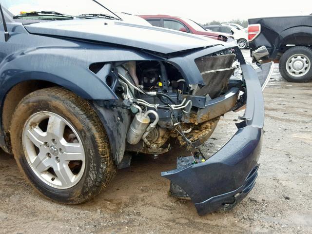 1B3HB28C58D675517 - 2008 DODGE CALIBER BLUE photo 9