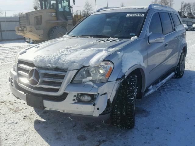 4JGBF86E18A370576 - 2008 MERCEDES-BENZ GL 550 4MA SILVER photo 9