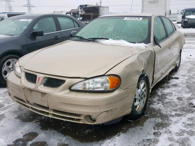 1G2NF52F84M710639 - 2004 PONTIAC GRAND AM S GOLD photo 2