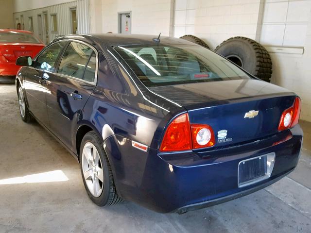 1G1ZB5EBXAF222951 - 2010 CHEVROLET MALIBU LS Mavi foto 3