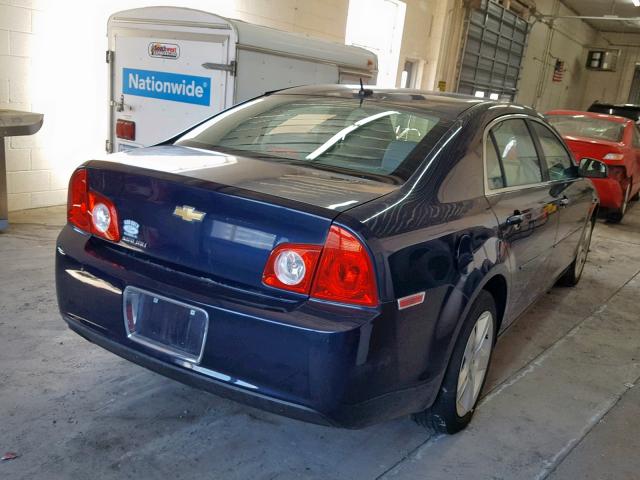 1G1ZB5EBXAF222951 - 2010 CHEVROLET MALIBU LS Mavi foto 4