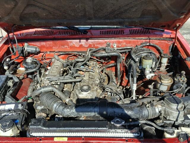 4TAVN13DXRZ252242 - 1994 TOYOTA PICKUP 1/2 RED photo 7