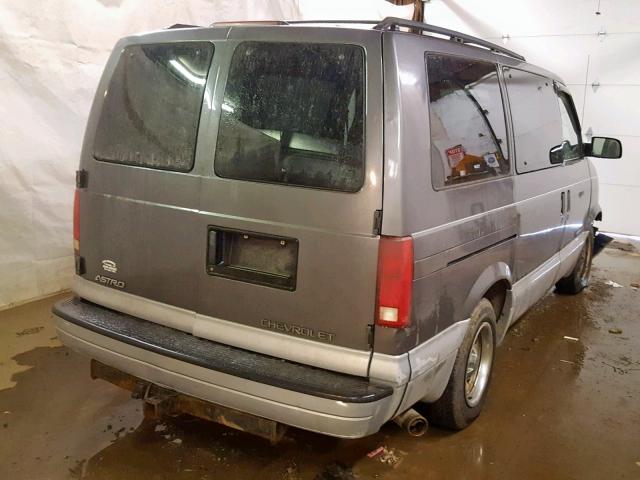 1GNEL19W0YB104859 - 2000 CHEVROLET ASTRO GRAY photo 4