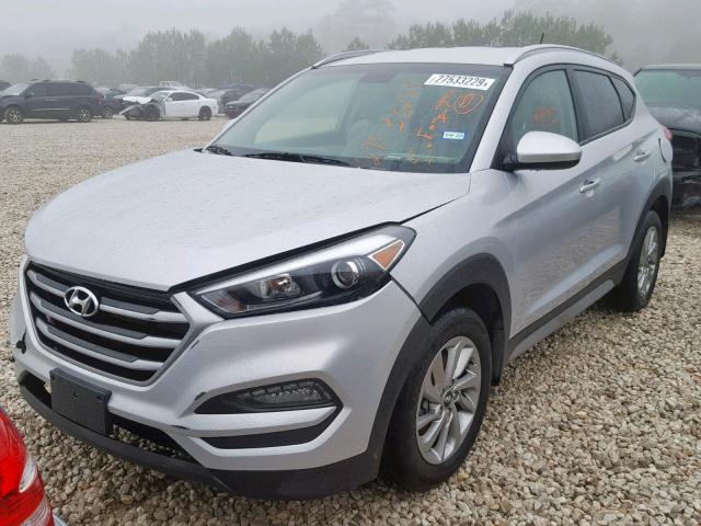 KM8J33A48HU598594 - 2017 HYUNDAI TUCSON LIM SILVER photo 2