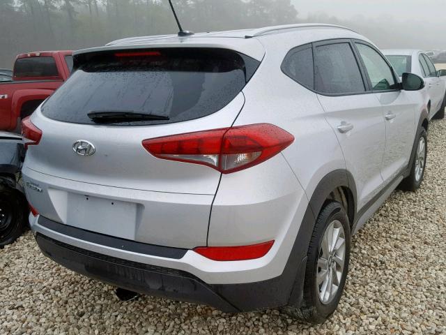 KM8J33A48HU598594 - 2017 HYUNDAI TUCSON LIM SILVER photo 4