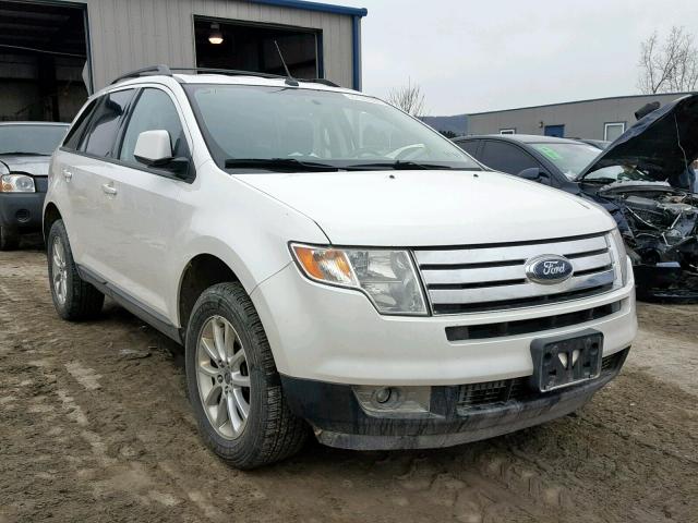 2FMDK4JC1ABA95529 - 2010 FORD EDGE SEL WHITE photo 1