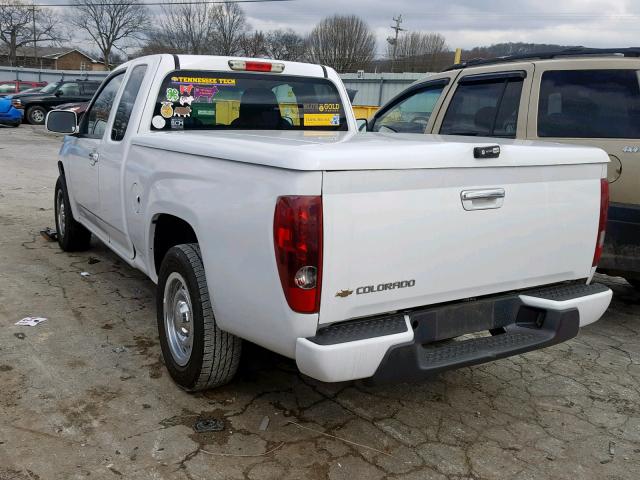 1GCESBDE9A8127768 - 2010 CHEVROLET COLORADO WHITE photo 3