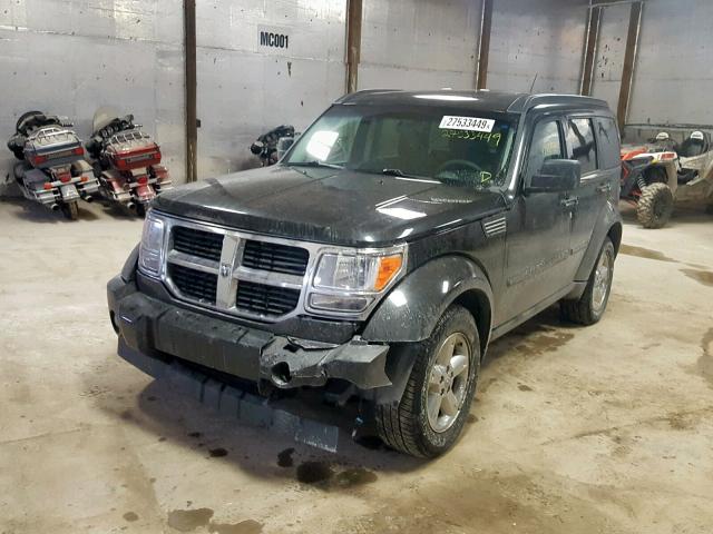 1D8GU28K98W272240 - 2008 DODGE NITRO SXT BLACK photo 2