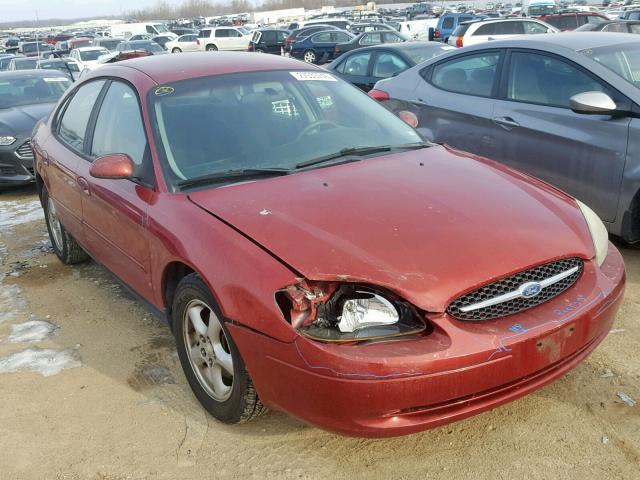 1FAFP552X2G228164 - 2002 FORD TAURUS SES RED photo 1