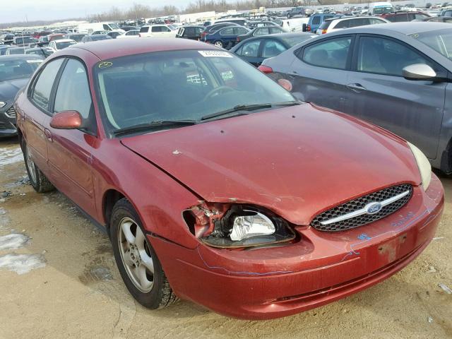 1FAFP552X2G228164 - 2002 FORD TAURUS SES RED photo 9