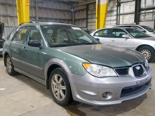 JF1GG63687H811513 - 2007 SUBARU IMPREZA OU GREEN photo 1