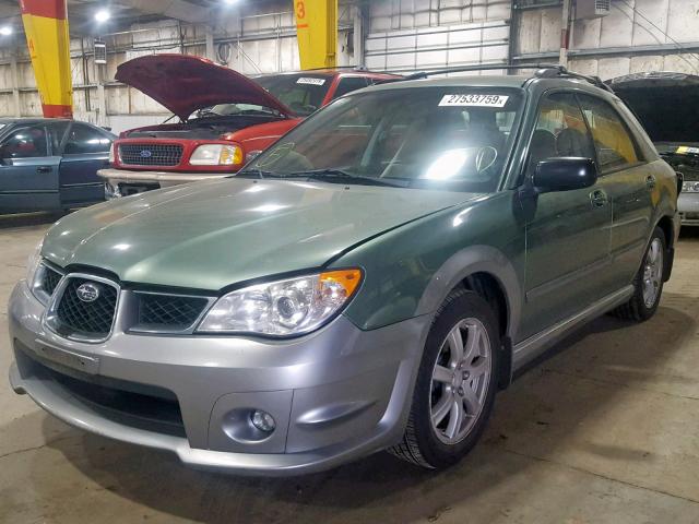 JF1GG63687H811513 - 2007 SUBARU IMPREZA OU GREEN photo 2