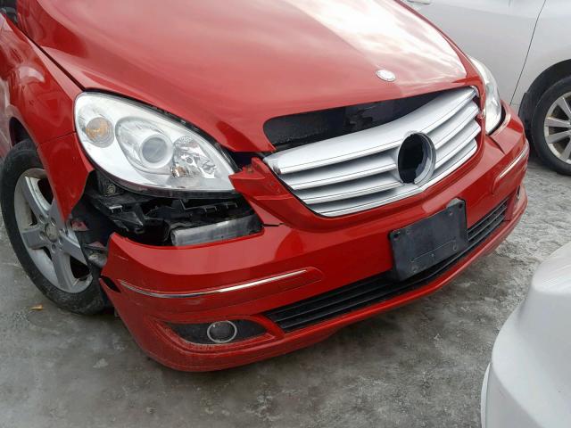 WDDFH33X18J370804 - 2008 MERCEDES-BENZ B200 RED photo 9