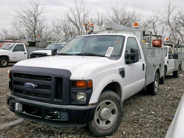 1FDSF30568EC15784 - 2008 FORD F350 SRW S WHITE photo 2