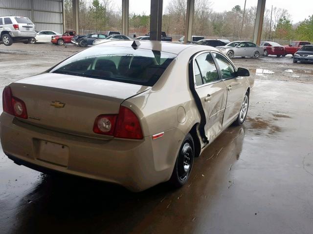 1G1ZB5E01CF187282 - 2012 CHEVROLET MALIBU LS GOLD photo 4