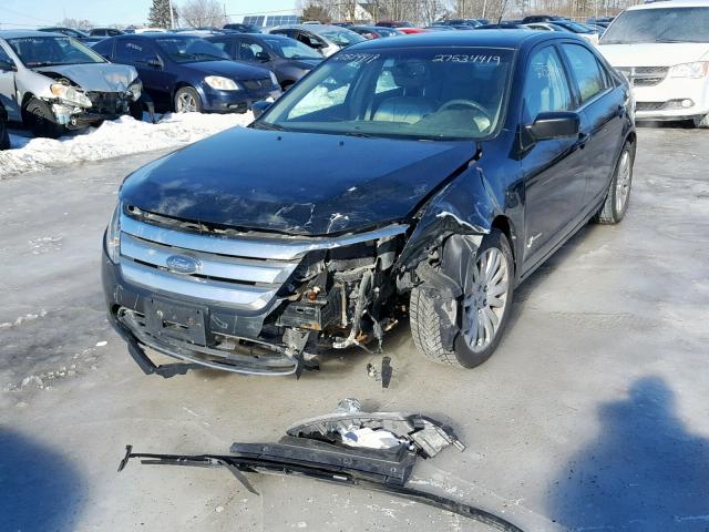 3FADP0L3XAR221776 - 2010 FORD FUSION HYB BLUE photo 2