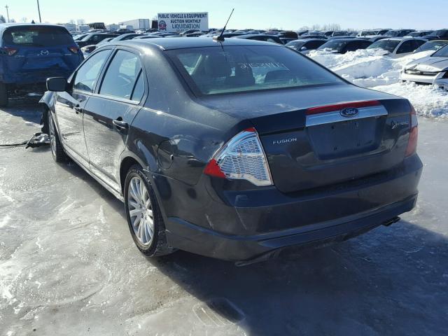 3FADP0L3XAR221776 - 2010 FORD FUSION HYB BLUE photo 3