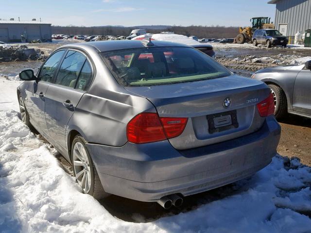 WBAPK5C58BA656776 - 2011 BMW 328 XI SUL GRAY photo 3