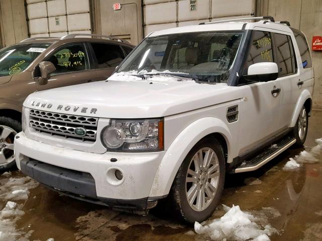 SALAK2D47BA552947 - 2011 LAND ROVER LR4 HSE LU WHITE photo 2