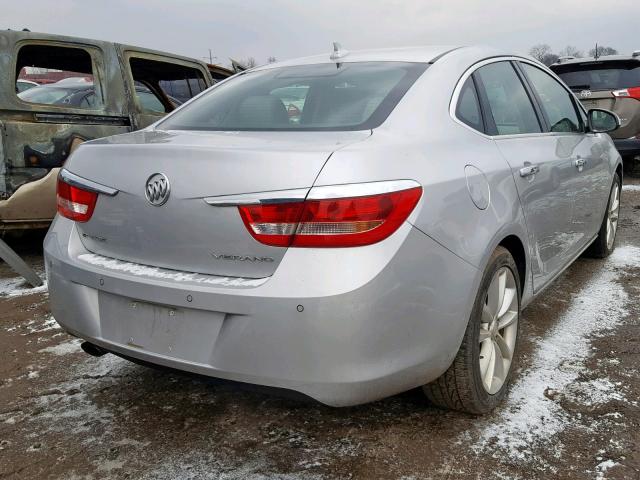 1G4PR5SK1C4195793 - 2012 BUICK VERANO CON SILVER photo 4