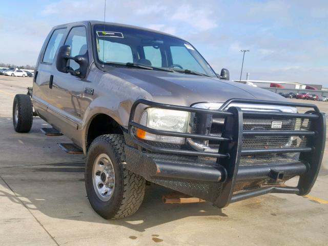 1FTSW31F42EB19445 - 2002 FORD F350 SRW S GRAY photo 1